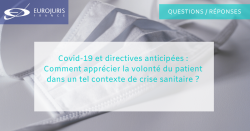 Coronavirus et directives anticipées